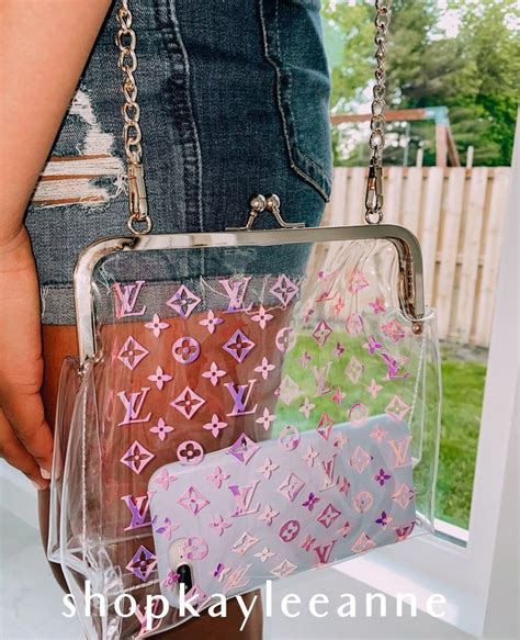 lv clear stadium bag|clear bag for stadium events.